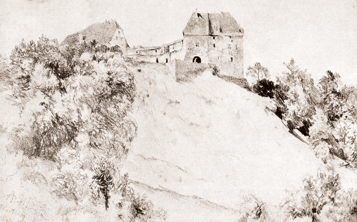  Adolpyh Von Menzel —— 古堡